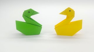 How To Make Paper Duck Without Glue | Easy Paper Craft | Paper Duck Making | Origami easy by DIY Crafts 2M 1,345 views 1 year ago 2 minutes, 59 seconds