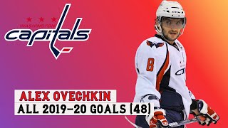 Alex Ovechkin (#8) All 48 Goals of the 2019-20 NHL Season