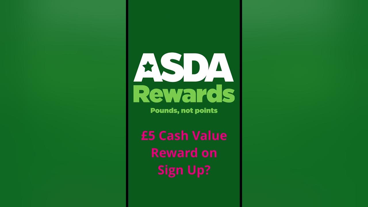 Asda Rewards App £5 Cash Bonus on First Spend YouTube
