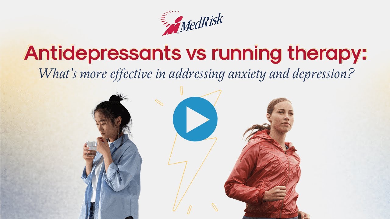 Antidepressants vs running therapy