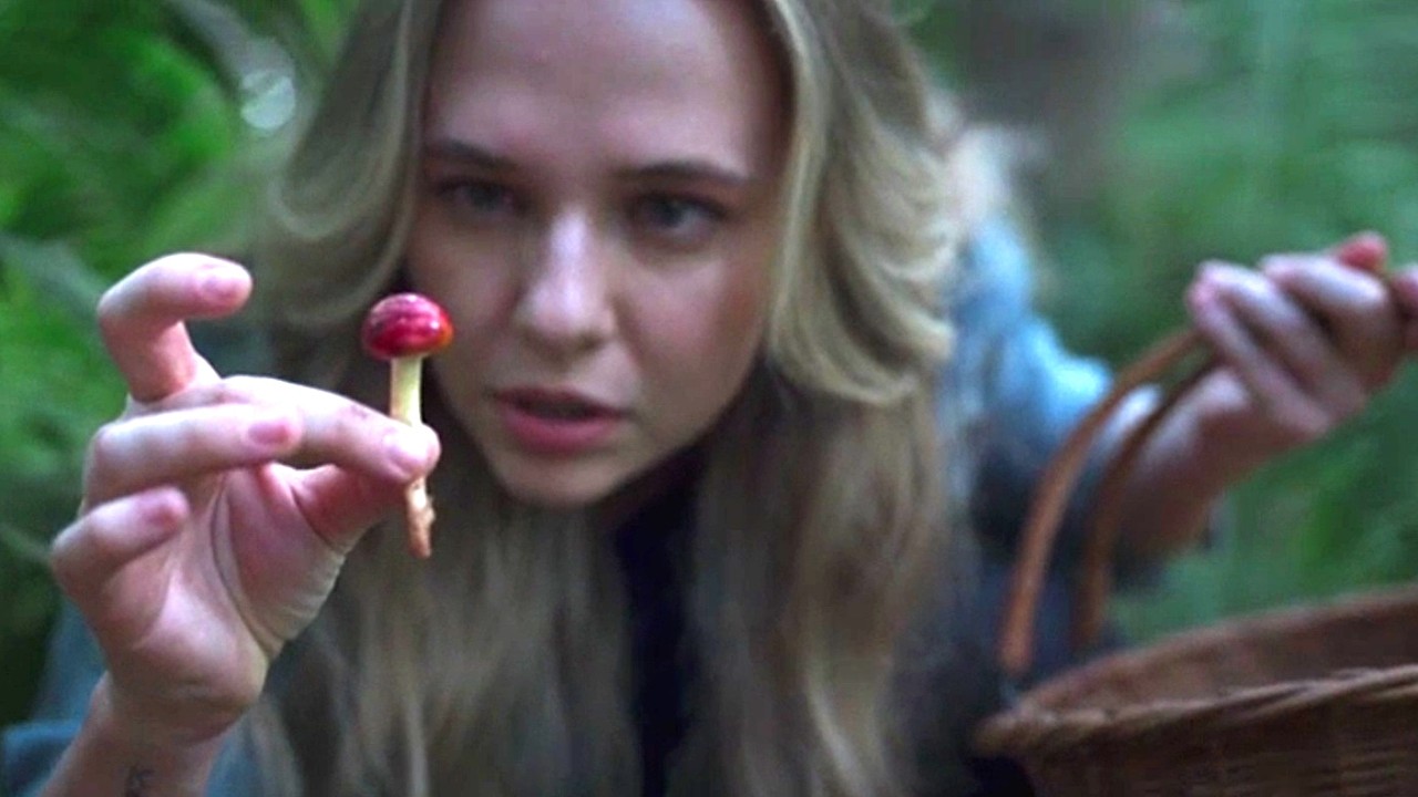 Собрала специальные грибы для банкета, чтобы напомнить что с ней случилось 200 лет назад