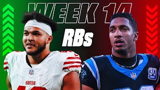 Start Em, Sit Em RBs: Week 14