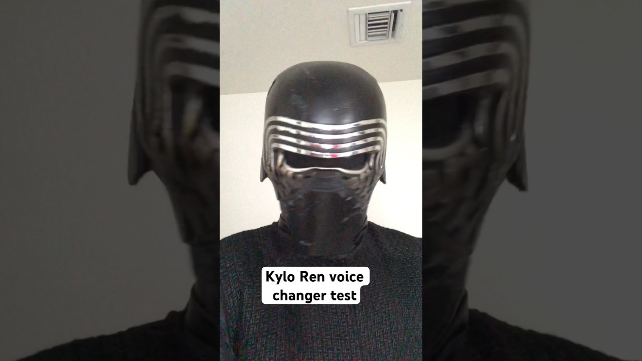 Kylo Ren voice changer helmet 