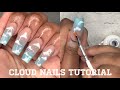 CLOUD NAILS TUTORIAL for beginners | SUPER EASY