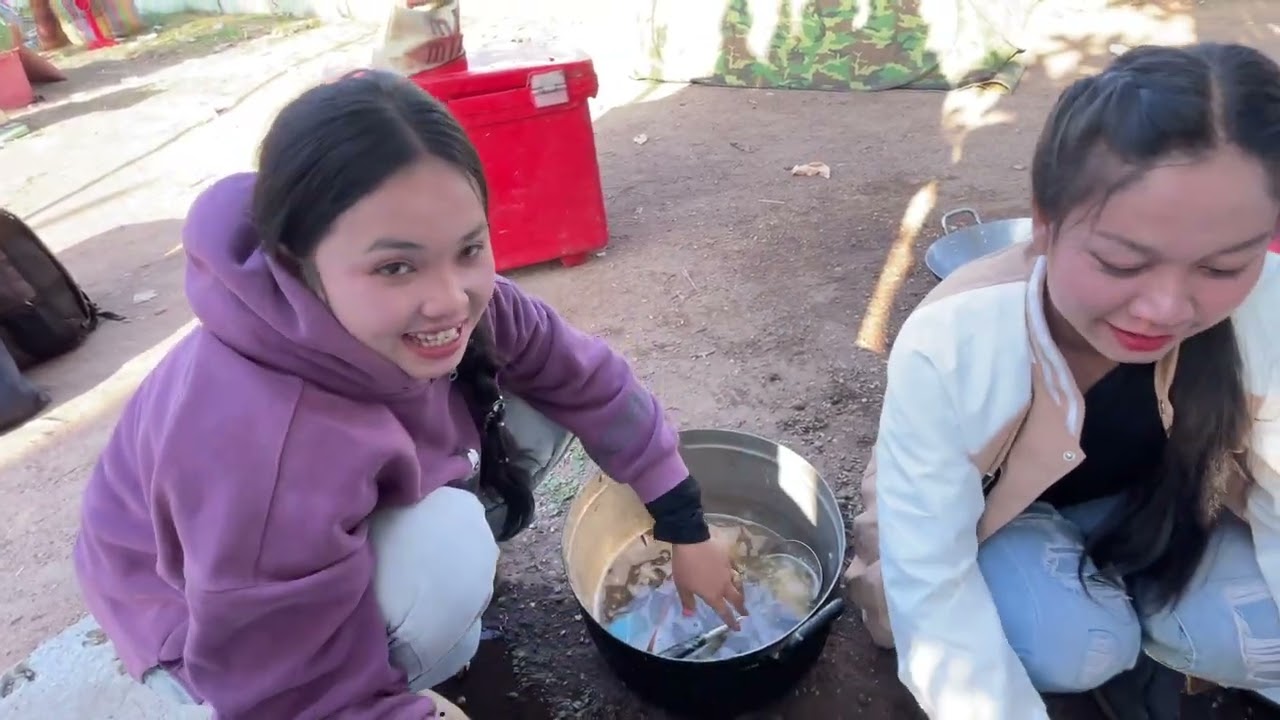 มาดูหมอลำจนฟ้าสว่างเลย+สองสาวล้างถ้วย😅7 มีนาคม ค.ศ. 2026