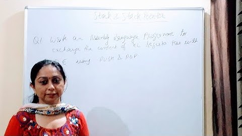 STACK & STACK POINTER