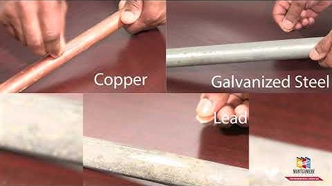 Scratch & magnet test for water service line identification