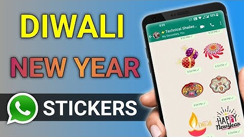 Best WhatsApp Sticker for Diwali & New Year 🎉