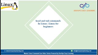 head and tail commands In Linux | Linux for beginners