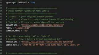 Automated YouTube Comments Using Python & Ollama! (Educational)