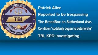 TBI agents identify Patrick Allen as the man who died in KPD custody