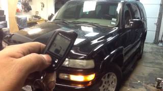 1999-2006 Chevy Tahoe remote start alarm