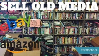 Selling OLD Media On Amazon FBA! VHS Tapes, CDs, Cassettes | Easy Money!
