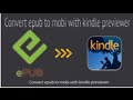 How to convert EPUB to MOBI Ebook with kindle previewer