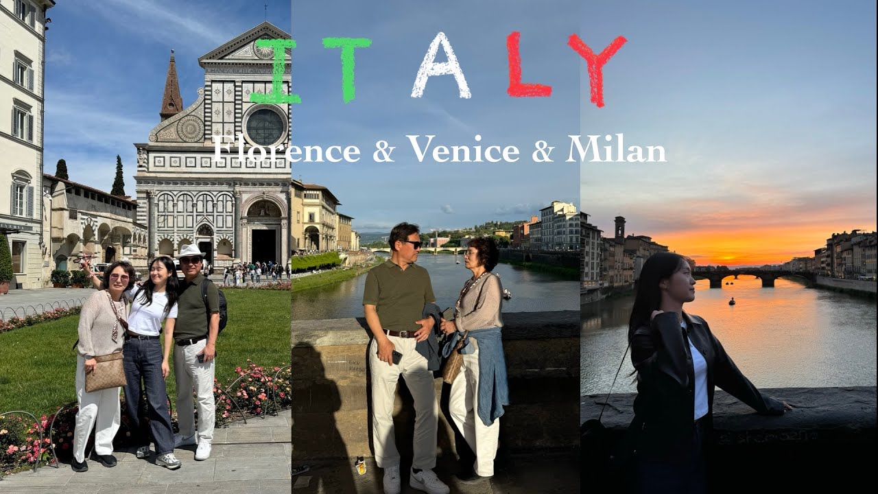 이탈리아 가족여행 vlog #5 | 10박 12일 | 8~11일차 피렌체, 베네치아, 밀라노