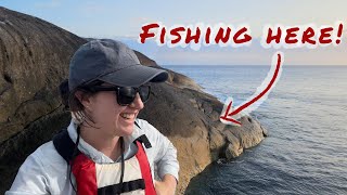 Rock fishing quest - Australia's south west coast