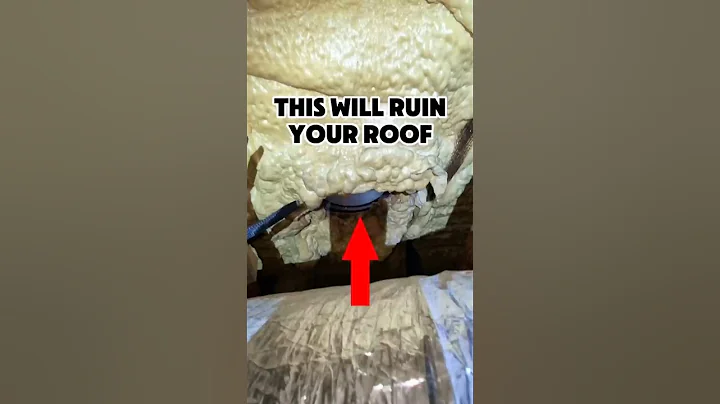 Spray Foam Insulation Disaster! #homeinspection #sprayfoam #homeimprovement
