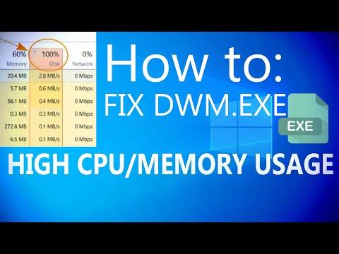 How to Fix DWM.exe High CPU/Memory Usages!