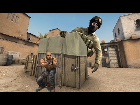 Видео: Сильверы пугают Мясника... CS:GO