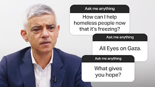 Sadiq Khan Answers Your Questions | Ask Me Anything Christmas Edition