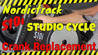 Nordictrack S10i Studio Cycle Crank Replacement (No Unnecessary Dialogue) by GitFit 491 views 1 year ago 13 minutes, 1 second