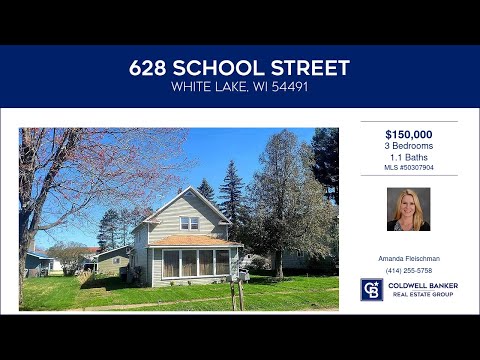 628 SCHOOL Street, White Lake, WI home video tour