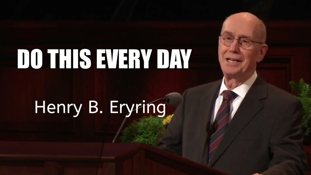 Прекратите игнорировать это напоминание (предупреждение Генри Б. Айринга)