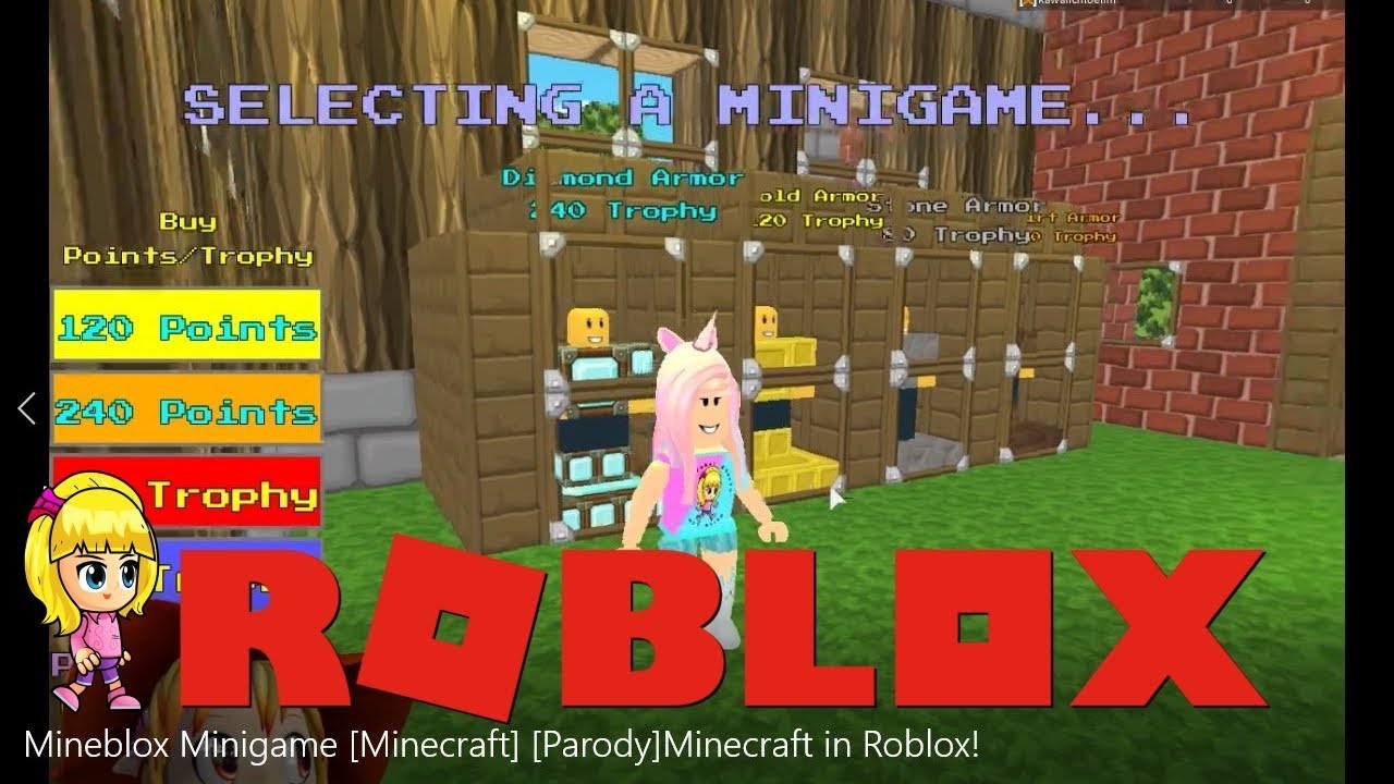 Chloe Tuber Roblox Mineblox Minigame Minecraft Parody In Roblox - chloe tuber roblox mineblox minigame minecraft parody in roblox