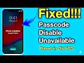 Passcode Disabled Reset Without Password or Jailbreak And Without Update File