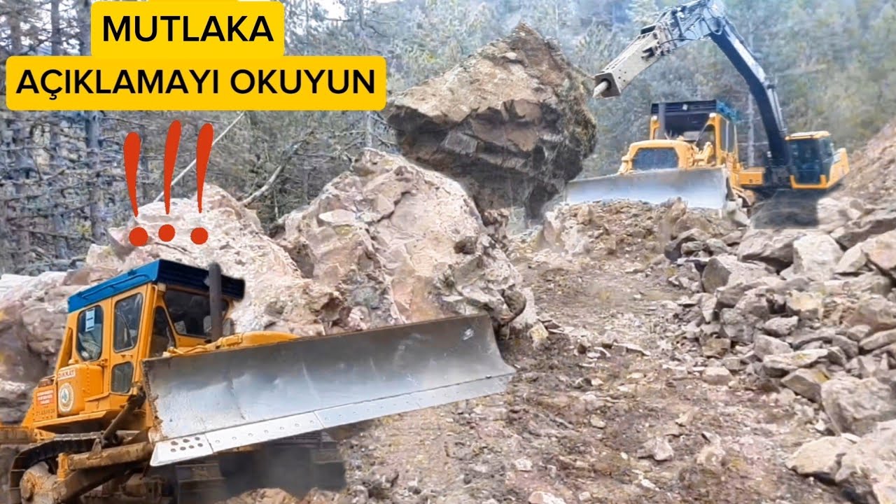 CAT D7 BULLDOZER ROCK MONSTER_KAYA CANAVARI _TAM BİR PROFESYONEL