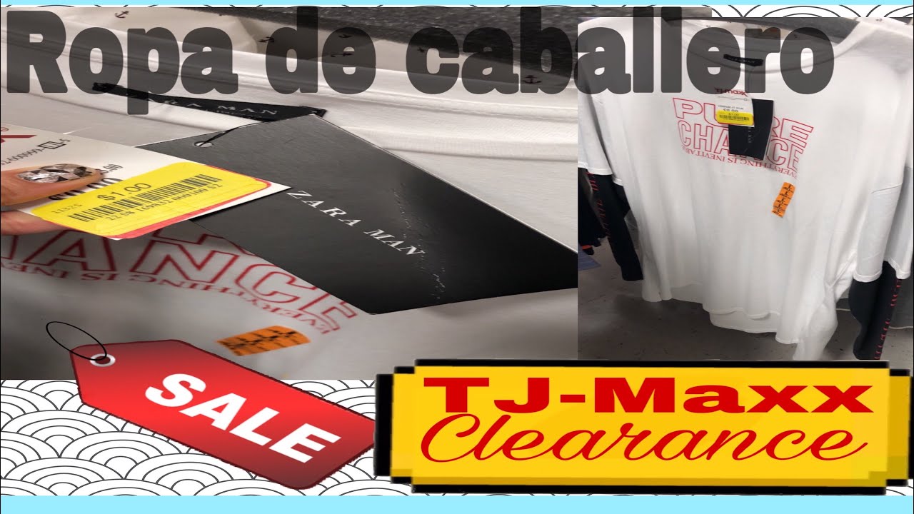 Ropa de marca desde $1 UN DÓLAR PARA CABALLERO. Etiqueta amarilla en TJMAXX  - YouTube