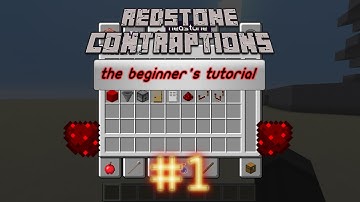 Tutorial Time - Minecraft - Redstone Contraptions #1 - Intro!