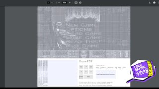 Doom on a .pdf: At this rate, we'll be able to play Doom on a sheet of paper