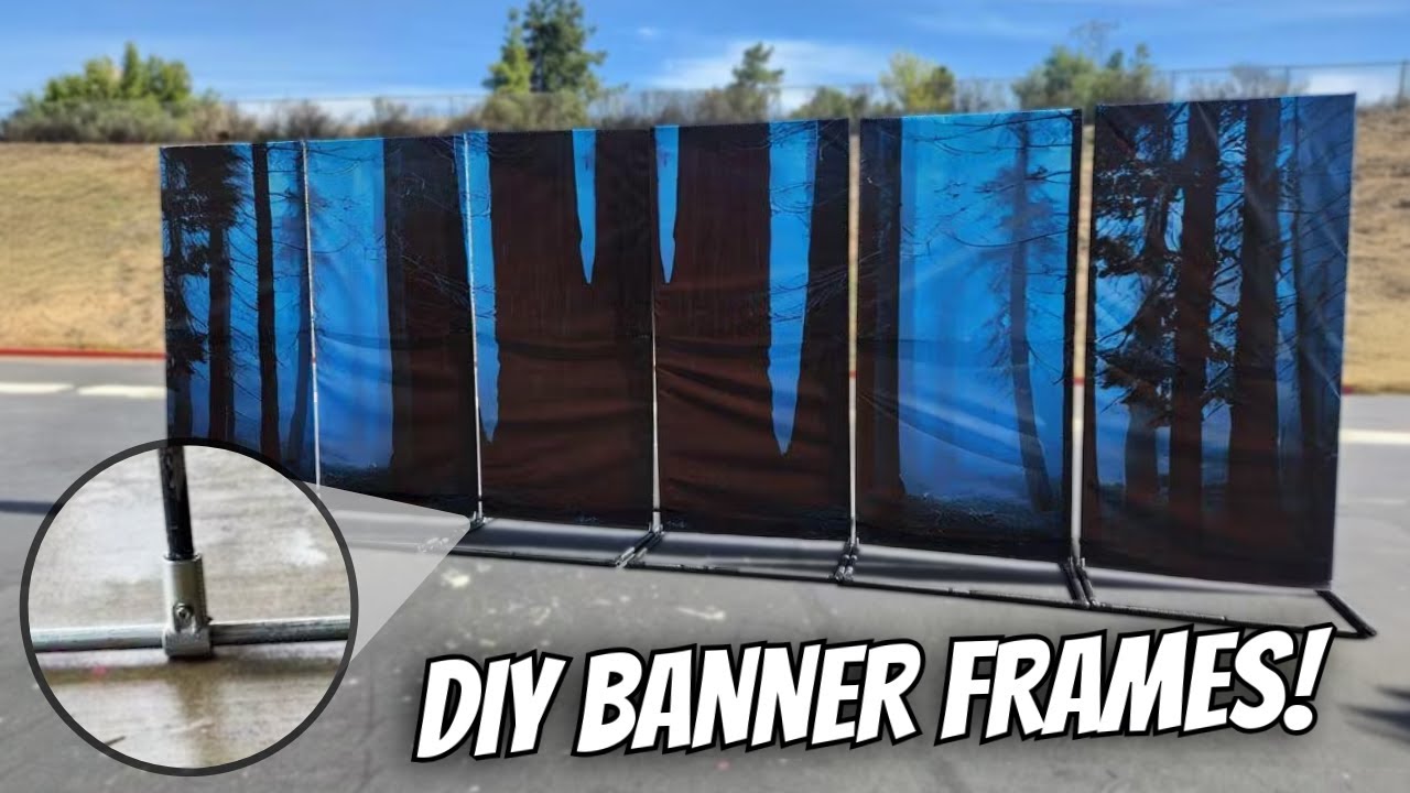 How These Banner Frames Were Made!