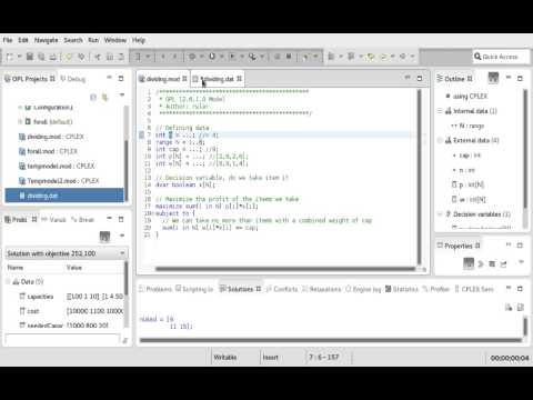 Dividing model and data