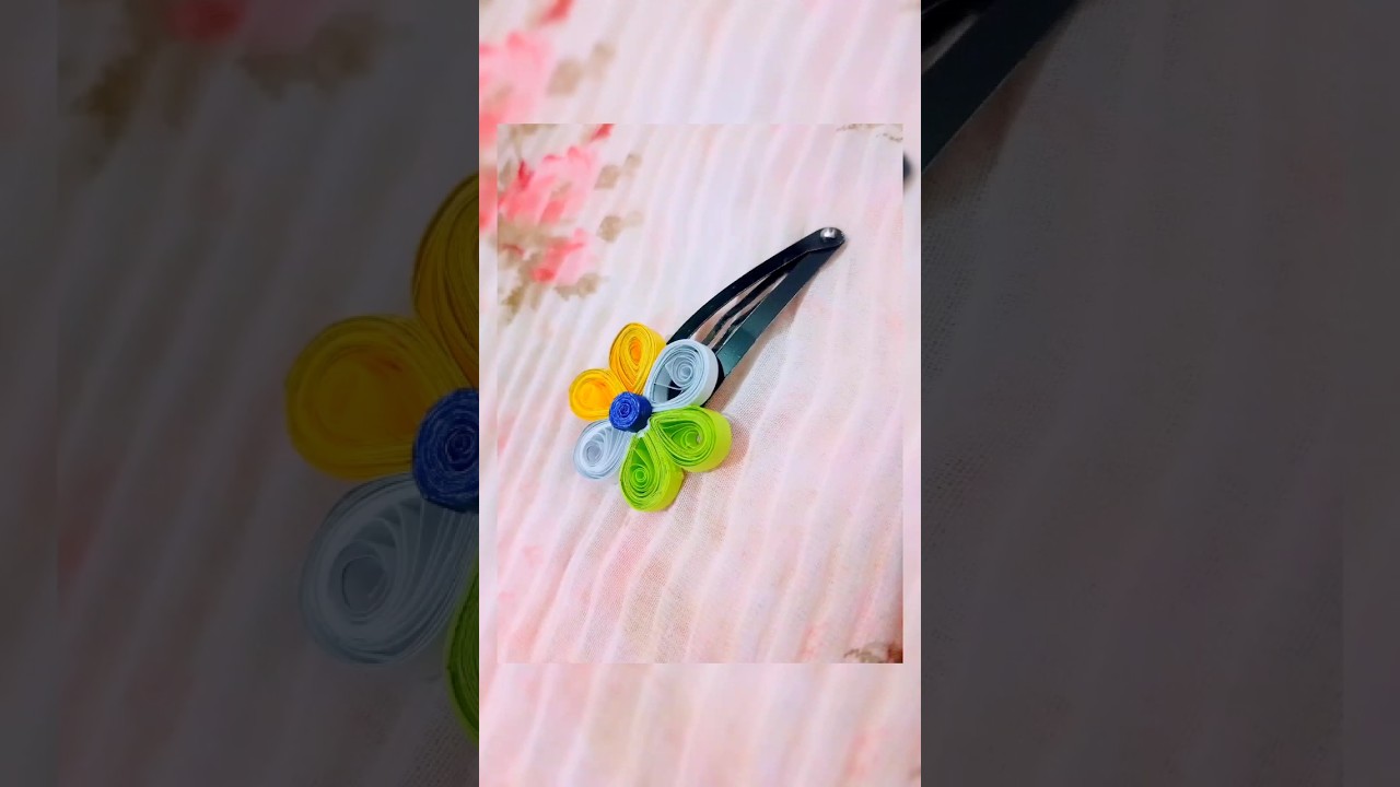 Diy Tricolor HairClip🇮🇳|How to make HairClip #youtubeshorts #hairclip #republicday #shorts #tricolor