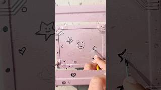 #Shorts“Cute Pink Box Decoration | Easy Doodle Art Design ✨🩷”