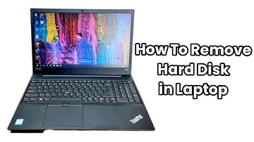 How to Remove Hard Drive from Laptop computer