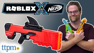 *NERF X ROBLOX* MM2 Shark Seeker + Jailbreak Armory Blasters Review!