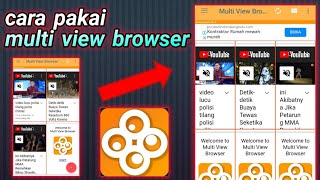 How to use the multi-view browser application screenshot 2