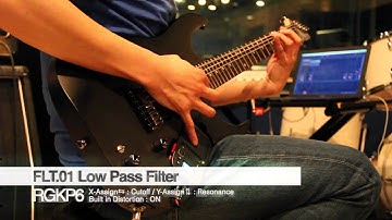 Ibanez RGKP6 / SRKP4 equipped with Korg® mini kaoss pad 2S