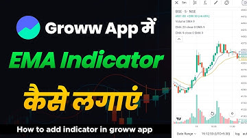 How to install indicator in Groww app | How to install EMA indicator in Groww app