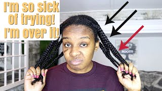 Send Help! Because I&#39;m Over It All! Getting Waist Length Natural Hair Parted| NATURALLY MARKED