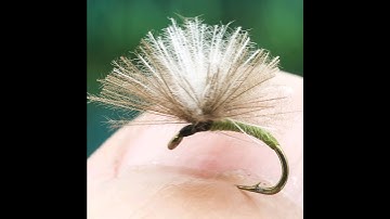Master Tiny CDC Parachute Flies (Size 18-22)! #shorts