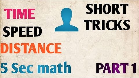 Math || math short tricks|| time and distance || solve math in 10 sec #ssc ,railway ,ctet