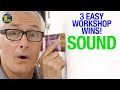 3 Easy Wins - Soundproofing a Workshop Wall [video 469]