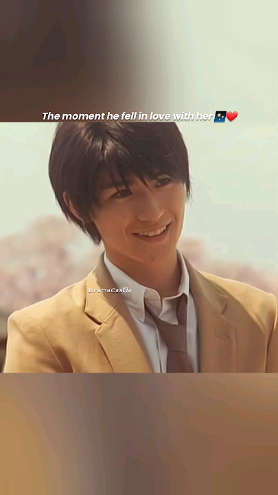The moment he fell in love with her ✨❤ #jdrama #japanese #kiminitodoke #shorts