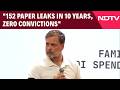 Rahul Gandhi News | "152 Paper Leaks In 10 Years, Zero Convictions": Rahul Gandhi Targets Centre