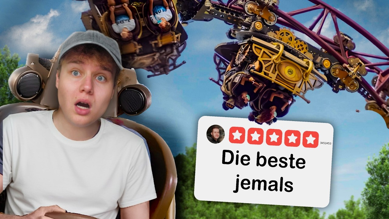 Ich fahre die BESTE Achterbahn in BELGIEN | Plopsaland Belgien Vlog 🎢