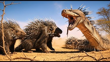 Injured Python Saved by Monkeys After Porcupine Attack